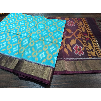 PGMRISCS4S26ECDC53- Ikat Sico saree