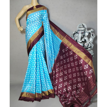 PRIHIDSS4S25TSDC11- Ikat silk saree