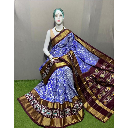 PSRGIDSS4S25BSDD38- Ikat silk saree