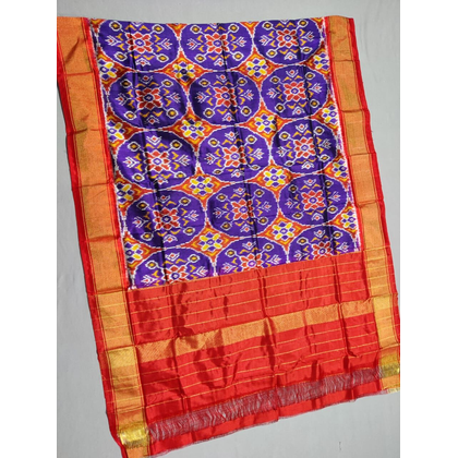 PSSIISDP4S25ECCD02- Ikat silk dupatta