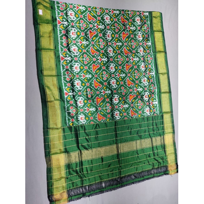 PSSIISDP4S25ECCD15- Ikat silk dupatta