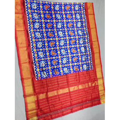 PSSIISDP4S25ECCD43- Ikat silk dupatta