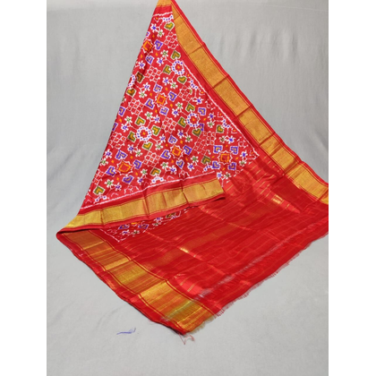 PSSIISDP4S25ECCD56- Ikat silk dupatta