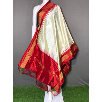 PSSIISDP4S25ECCD58- Ikat silk dupatta