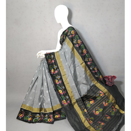 PGMRIDSS4S28BICD39- Ikat silk saree