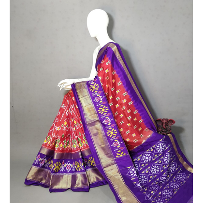 PGMRIDSS4S29BBDC09- Ikat silk saree