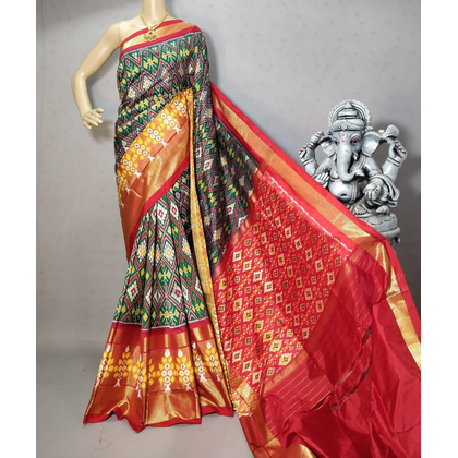 PRIHIDSS4S27NDCD09- Ikat silk saree