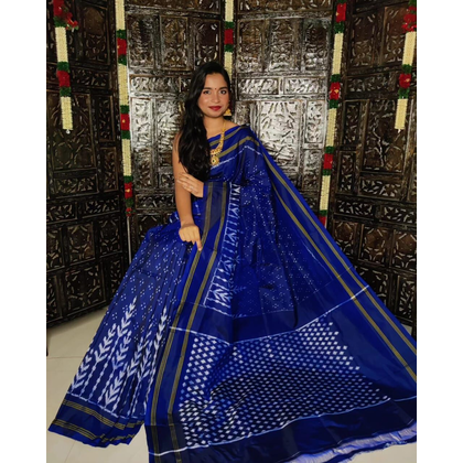 PSSIIDSS4S27TCDD20- Ikat silk saree