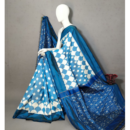 PGMRIDSS4S30TFCC42- Ikat silk saree