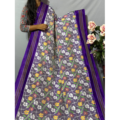 PKISIDSS4O01NCDC03- Ikat silk saree