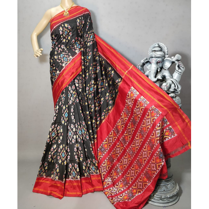 PRIHIDSS4S30BSDC03- Ikat silk saree