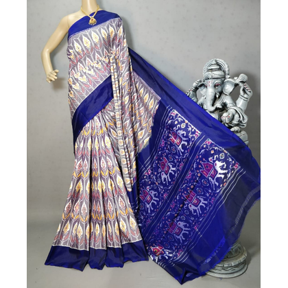 PRIHIDSS4S30BSDC28- Ikat silk saree