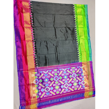 PSSIISDP4O05EDCD02- Ikat silk dupatta