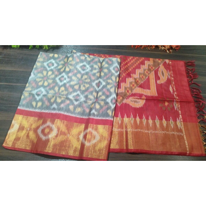 PGMRISCS4O09EZDC08- Ikat Sico saree