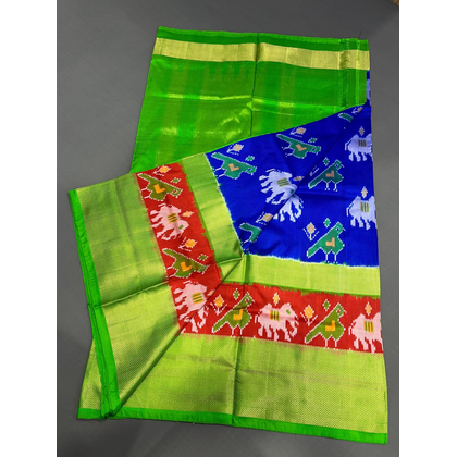 PMICIDSS4O06BSDC09- Ikat silk saree