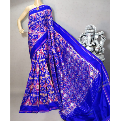 PRIHIDSS4O05BSCC03- Ikat silk saree