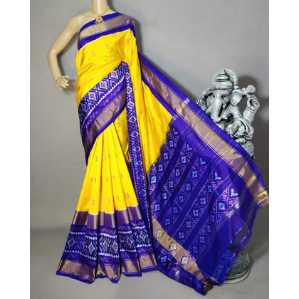 PRIHIDSS4O05BSCC19- Ikat silk saree