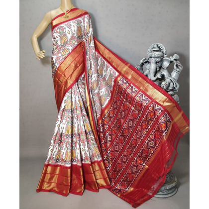 PRIHIDSS4O07NCDD07- Ikat silk saree