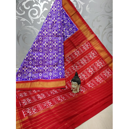 PSPHIDSS4O09BECD13- Ikat silk saree