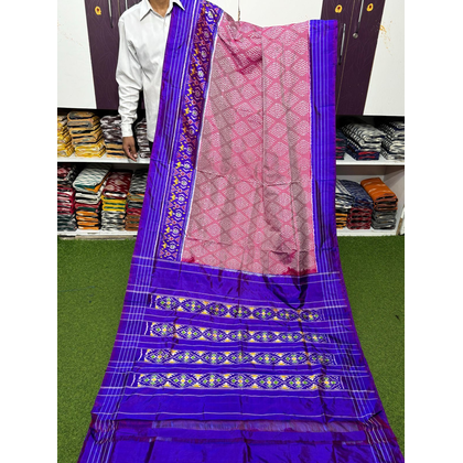 PSRGIDSS4O07BCCD09- Ikat silk saree