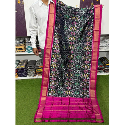 PSRGISDP4O10ZNDC02- Ikat silk dupatta