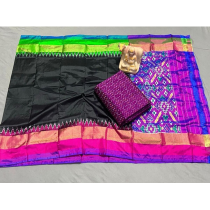 PSRGSDST4O14FSDD32- Ikat sico dupatta with  sico top