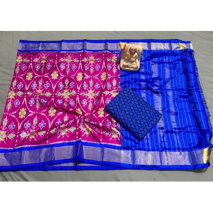 PSRGSDST4O14FSDD66- Ikat sico dupatta with  sico top