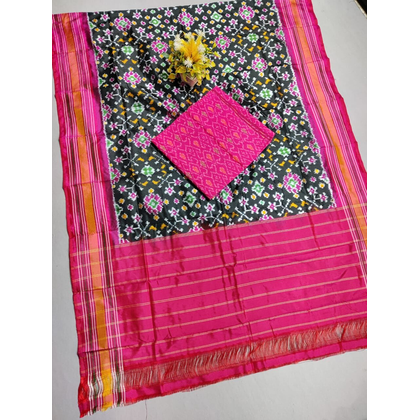 PSSISDST4O15FSCD19- Ikat sico dupatta with  sico top