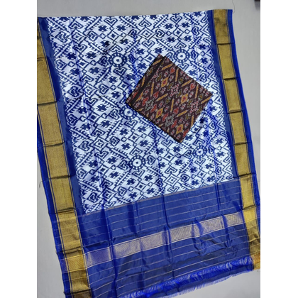 PSSISDST4O15FSCD47- Ikat sico dupatta with  sico top