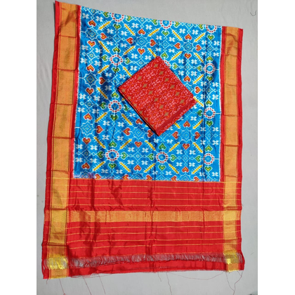 PSSISDST4O15FSCD59- Ikat sico dupatta with  sico top