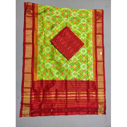 PSSISDST4O15FSCD64- Ikat sico dupatta with  sico top