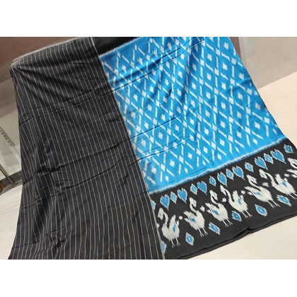 PGMRICTS4O15INSC15- Ikat cotton saree