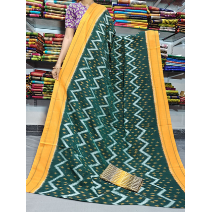 PGMRICTS4O15INSC25- Ikat cotton saree