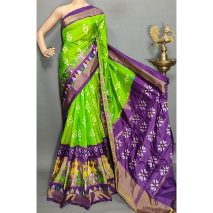 PGMRIDSS4O15TSDD04- Ikat silk saree