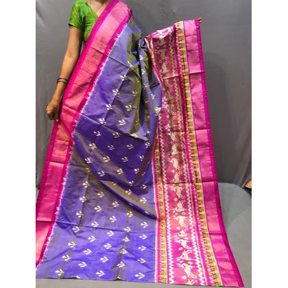 PGMRIDSS4O15TSDD18- Ikat silk saree