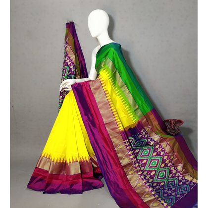 PGMRIDSS4O15TSDD38- Ikat silk saree