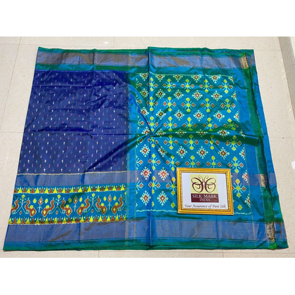 PPHSIDSS4O15BCDC10- Ikat silk saree