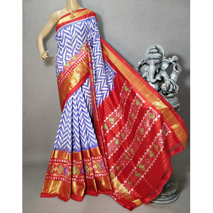 PRIHC3PS4O14NCCD17- Ikat silk saree