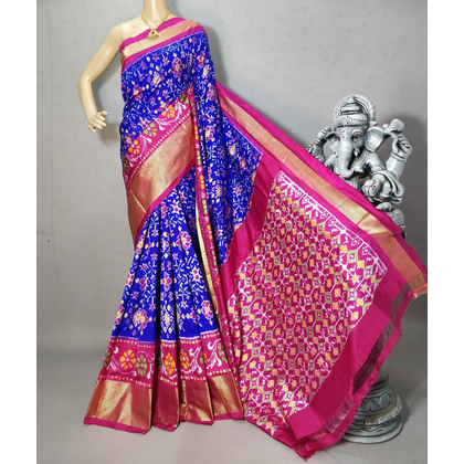 PRIHC3PS4O14NCCD22- Ikat silk saree