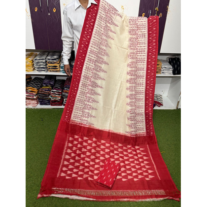 PSRGICTS4O14INSC30- Ikat cotton saree