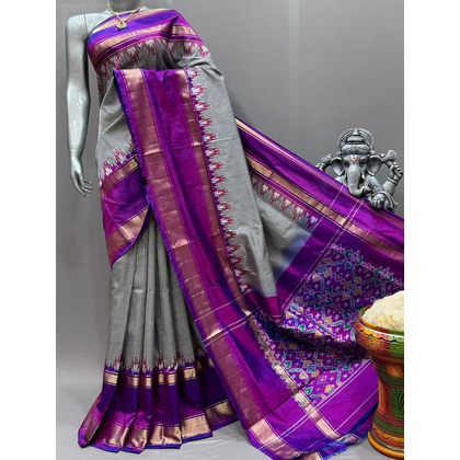 PSNTIDSS4O23TBDC08- Ikat silk saree