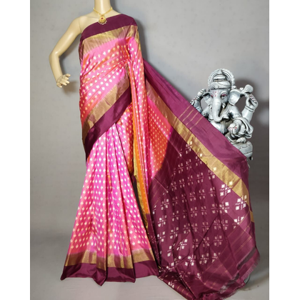 PRIHIDSS4O25TSDD07- Ikat silk saree