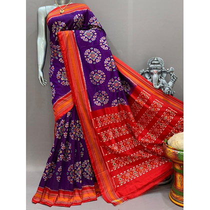 PSNTIDSS4O28NCCC17- Ikat silk saree