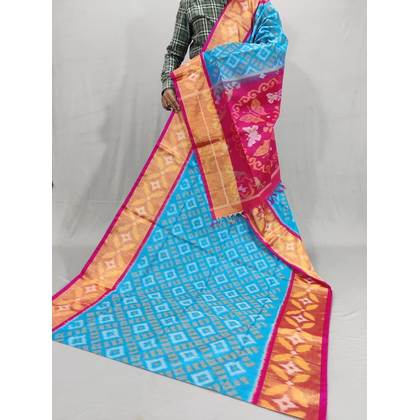 PSSIISCS4O27EECD29- Ikat Sico saree