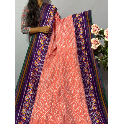 PKISIDSS4V03BXDC08- Ikat silk saree