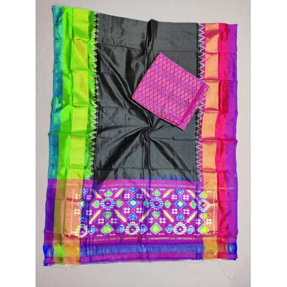 PSSISDST4V09FSCC29- Ikat Silk dupatta with Ikat sico top