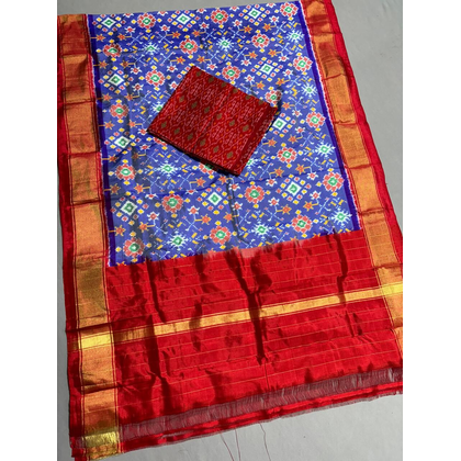 PSSISDST4V09FSCC67- Ikat Silk dupatta with Ikat sico top