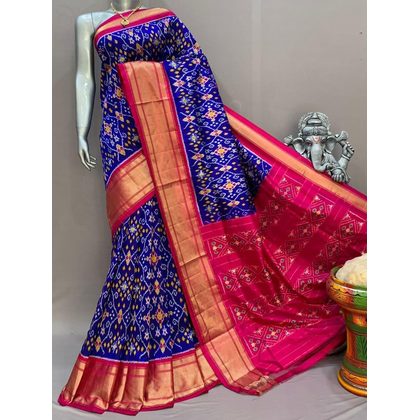 PSNTIDSS4V10NCDD13- Ikat silk saree