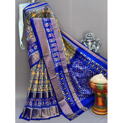 PSNTIDSS4V10NCDD31- Ikat silk saree