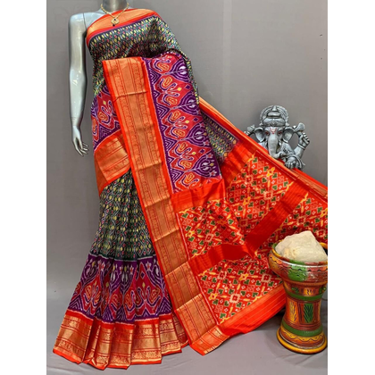 PSNTIDSS4V11DECC03- Ikat silk saree